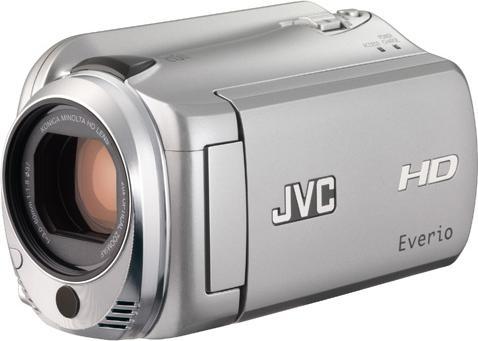 JVC HD Everio GZ-HD500S, FullHD, 20x Zoom, 80GB, Silber (20 x)