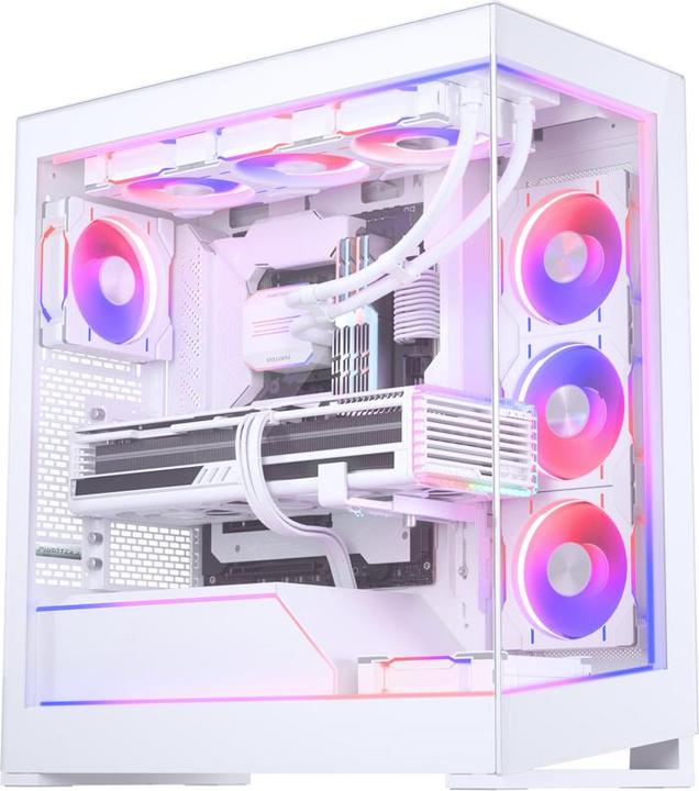Produktbild Phanteks NV5 Premium DRGB Kit + Power-Hub, 3x für Aussenrahmen, 1x Mainboard Kabel-Cover - weiss (Weiss)