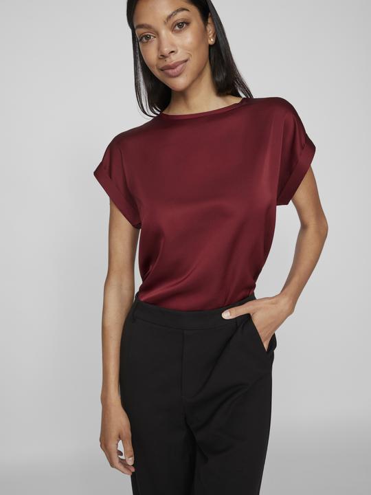 Actual product image Vila Round neckline top with short sleeves (42)