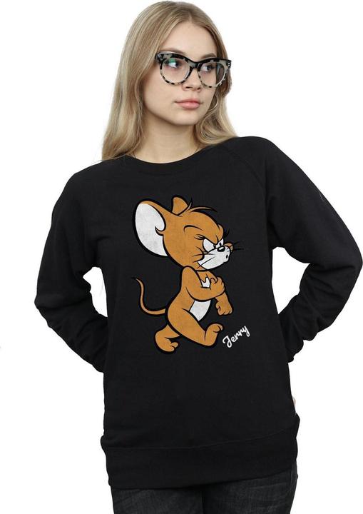 Actual product image Tom & Jerry Womens/Ladies Angry Mouse Cotton Sweatshirt (XXL)