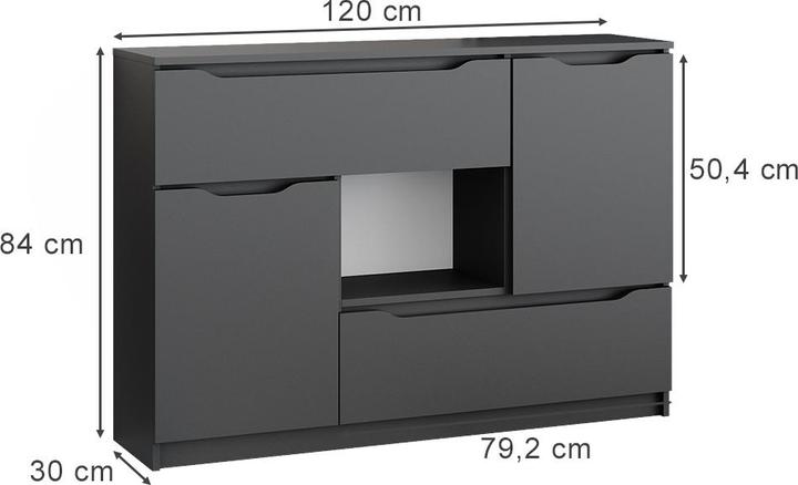 Immagine prodotto Vicco Ruben (120 x 30 x 84 cm)