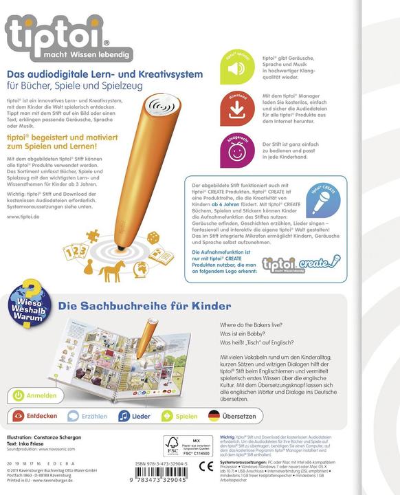 Produktbild tiptoi Wir lernen Englisch (Deutsch)