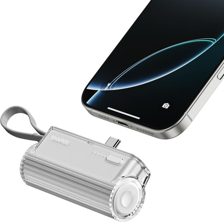 Actual product image Sharge Flow Mini WHI (5000 mAh, 12 W, 12 Wh)