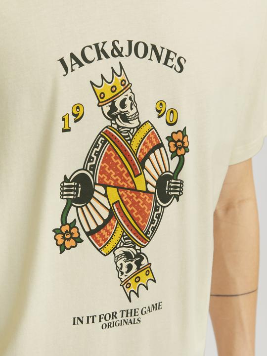 Actual product image Jack & Jones Joranatomy Skull Tee Ss Crew Neck Ln (L)