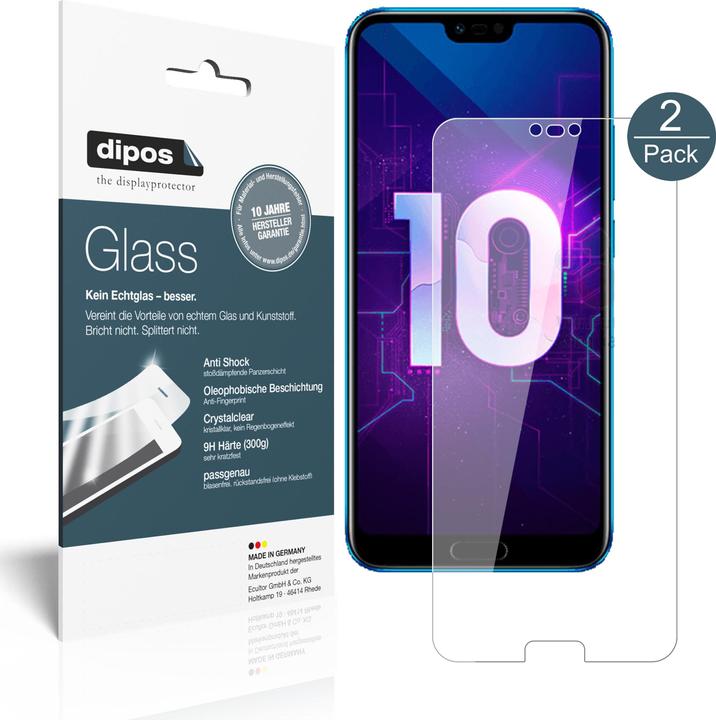 Immagine prodotto Dipos Pellicola Protettiva Anti-Shock (2 Pezzo/i, HTC 10)