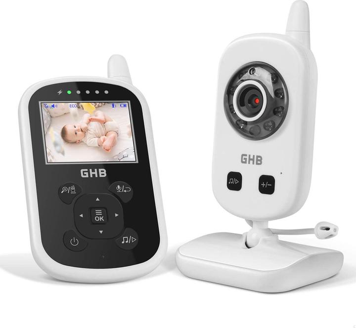GHB Baby Monitor Black (Video & Audio, 300 m)