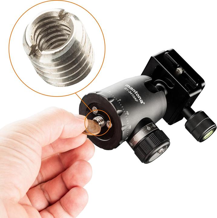 Image du produit Walimex Adaptateur fileté 3/8 pouce à 1/4 pouce (Adaptateur pour pied)