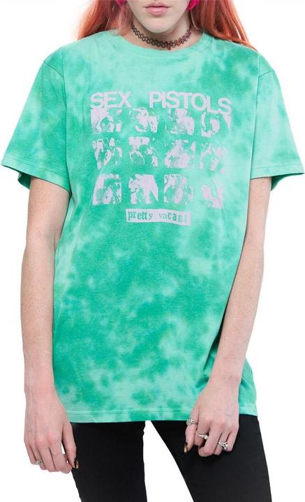 Sex Pistols Unisex Adult Pretty Vacant Dip Dye Cotton T-Shirt (L)