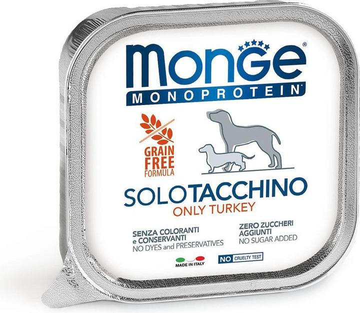 Actual product image Monge Monoprotein SOLO Dog, turkey (Adult, 1 pcs., 150 g)