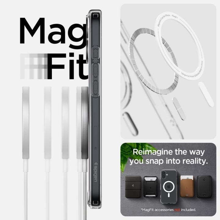 Produktbild Spigen Ultra Hybrid MAG iPhone 16 Plus Max 6,7" Magsafe biały/white ACS08075 (Apple iPhone 16 Plus)
