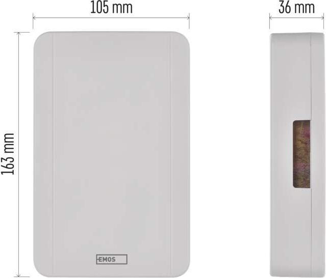 Actual product image Emos Wire doorbell P57002 (Wired)