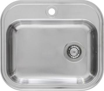 Produktbild Juvel stålvask BK480B1-R52 - m/strainer til nedfaeldning