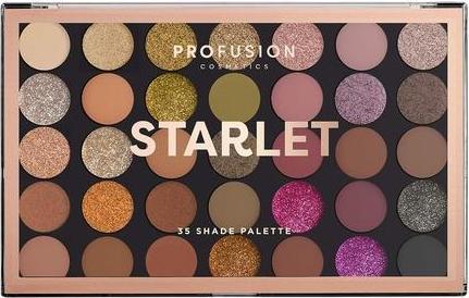Profusion Eyeshadow Palette palette 21 eye shadows with Starlet brush