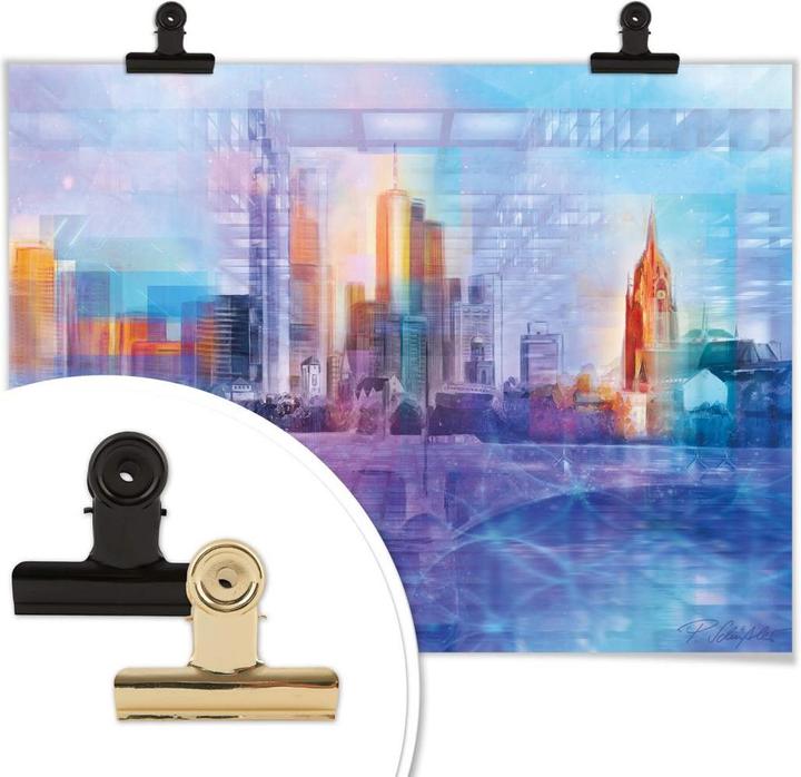 Produktbild Trenddeko Frankfurt am Main farbig (50 x 40 cm)