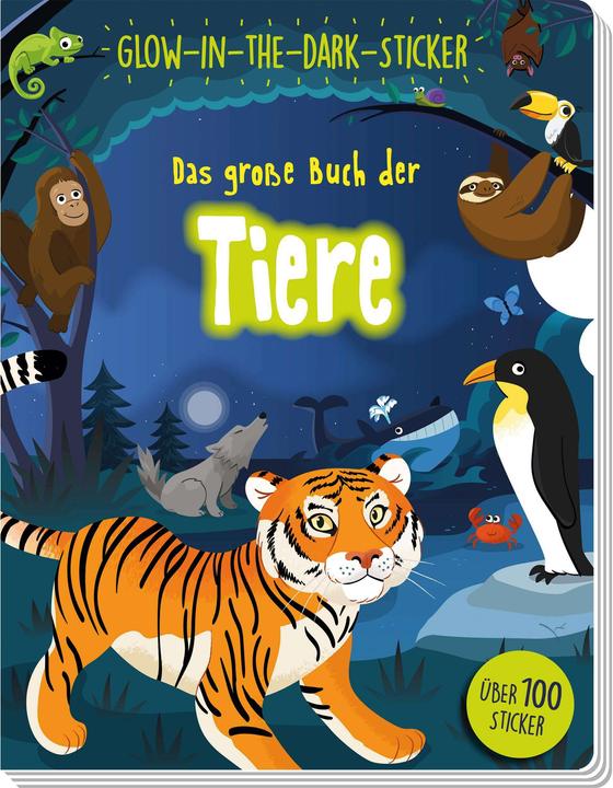 Immagine prodotto Panini Animali: adesivi fosforescenti - Il grande libro degli animali