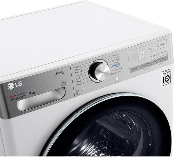 Produktbild LG RH90V9AV2QR tumble dryer Freestanding Front-load A+++ White (9 kg, Rechts)