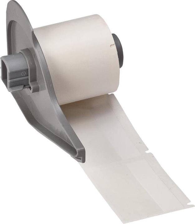 Produktbild Brady M7-107-427, Vinyl, selbstlaminierend, Weiss/Transparent, matt, 50.80 x 12.70(38.10) mm, für K