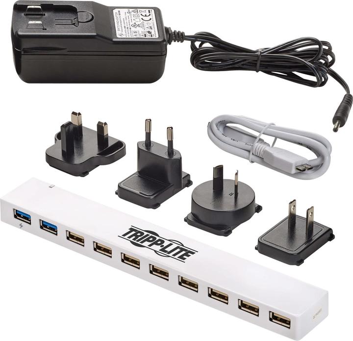 Immagine prodotto Eaton Hub Combo USB 3.0/USB 2.0 a 10 porte Ricarica USB 2 porte USB 3.0 e 8 porte USB 2.0 (USB-C, 10 Porti)