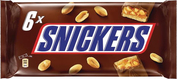 Immagine prodotto Snickers Confezione da 6 pezzi (300 g)