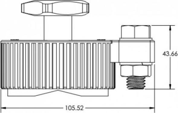 Produktbild Elmag MAGSWITCH Magnet-Polklemme 600 A.
