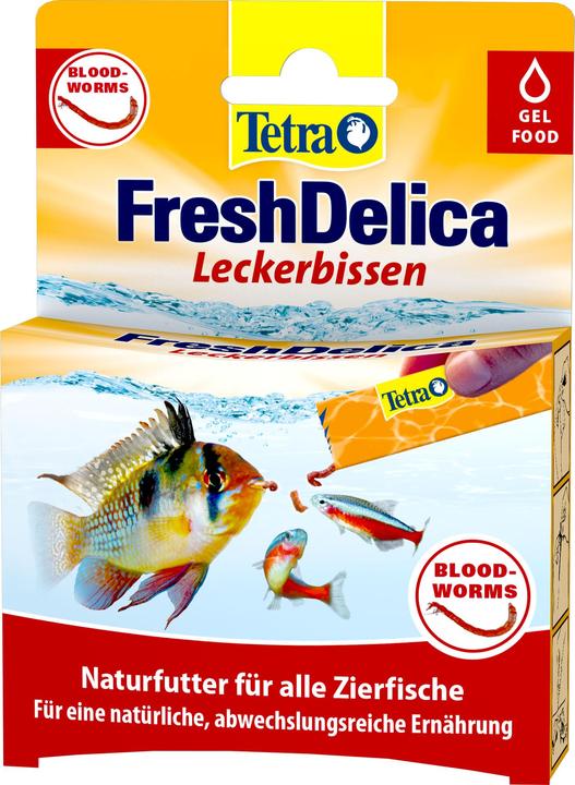 Image du produit Tetra Delica fraîche Larves de moustiques rouges (Guppies)