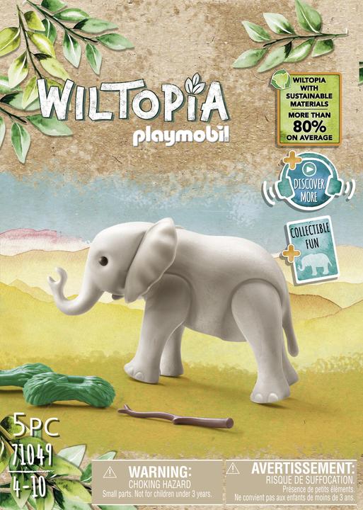 Produktbild Playmobil Junger Elefant (71049, Playmobil Wiltopia)