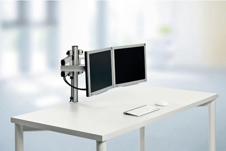 Immagine prodotto Novus TSS Duo - Kit di montaggio (2 bracci articolati, montaggio con morsetto a colonna) per 2 dischi LCD (Vari)
