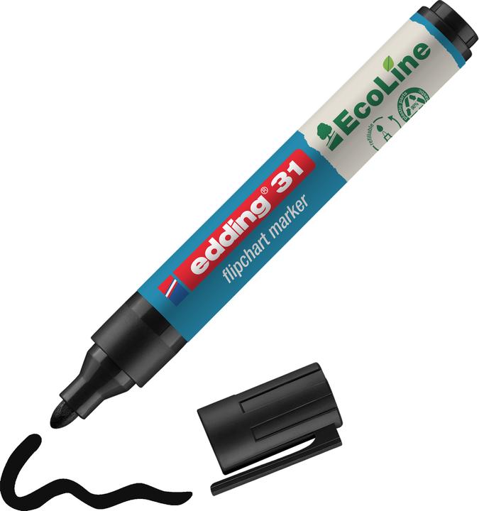 Image du produit Edding 31 (Noir, 3 mm, 1 x)