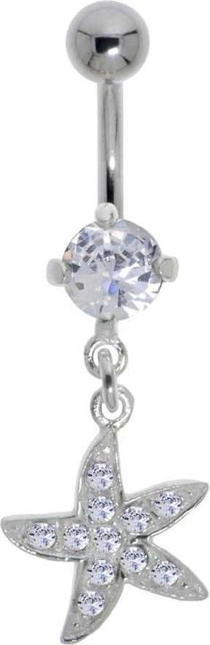 Produktbild Bijouteria Bauchpiercing (Edelstahl, Silber 925, Kristall)