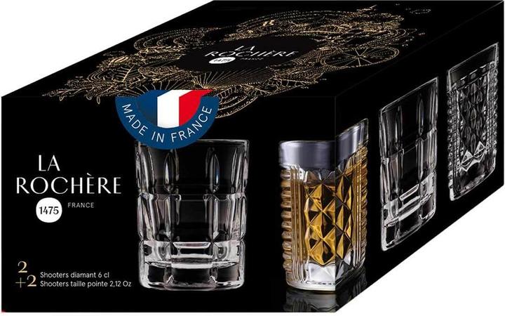 Image du produit La Rochère Verre à liqueur After 60 ml, 4 pièces, Transparent (0.60 dl, 4 x, Verre à fusil)