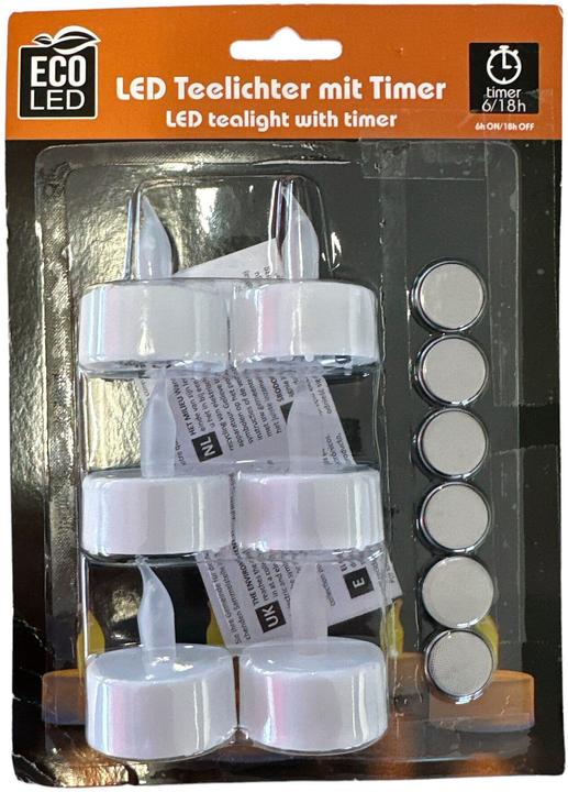 GuGus Bougie à chauffe-plat LED (6 x)