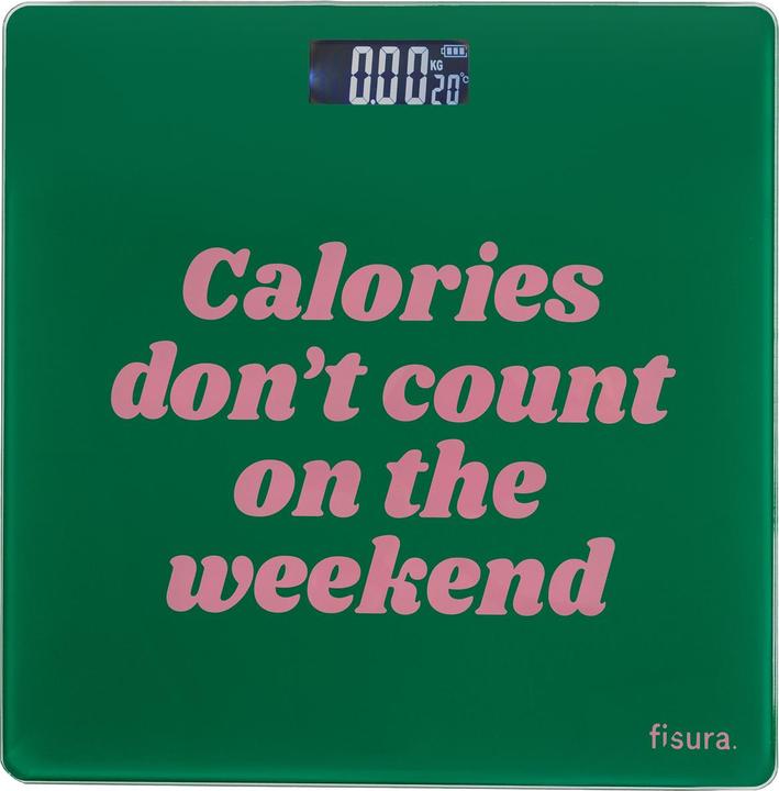 Produktbild Fisura Waage Calories dont count on the weekend (180 kg)