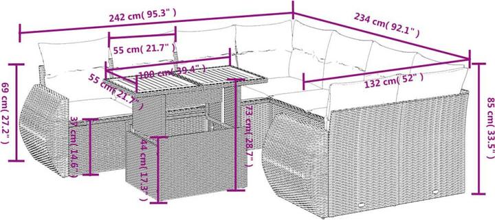 Actual product image VidaXL Wilmont