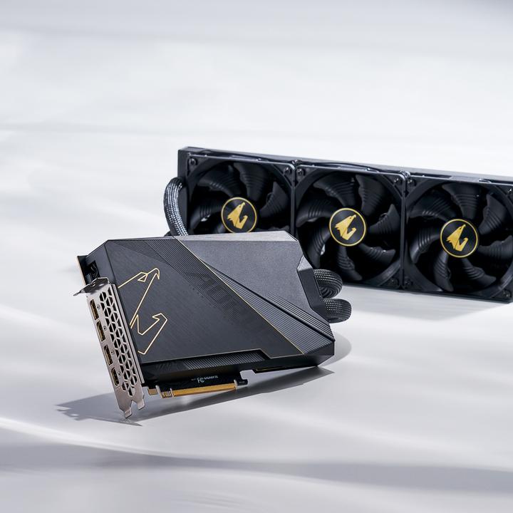 Produktbild Gigabyte AORUS GeForce RTX 3090 Ti XTREME WATERFORCE 24G (24 GB)
