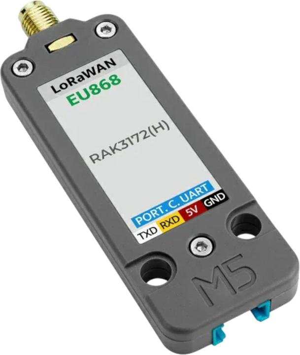 Actual product image M5Stack LoRaWAN Unit EU868 mit Antenne