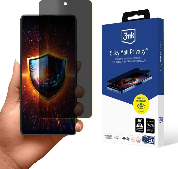 Actual product image 3MK Privacy Film Silky Matt Privacy for Xiaomi Poco M7 Pro 5G (Xiaomi Poco X7 Pro)