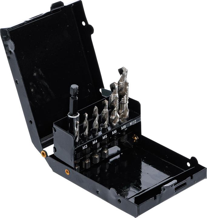 Actual product image BGS HSS-G Drill / Tap and Die Set | 7 pcs