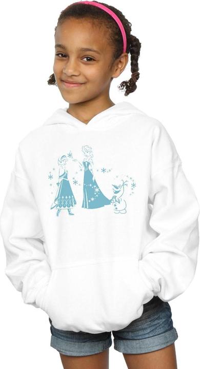 Image du produit Disney - Sweat à capuche FROZEN MAGIC SNOWFLAKES - Fille (128)