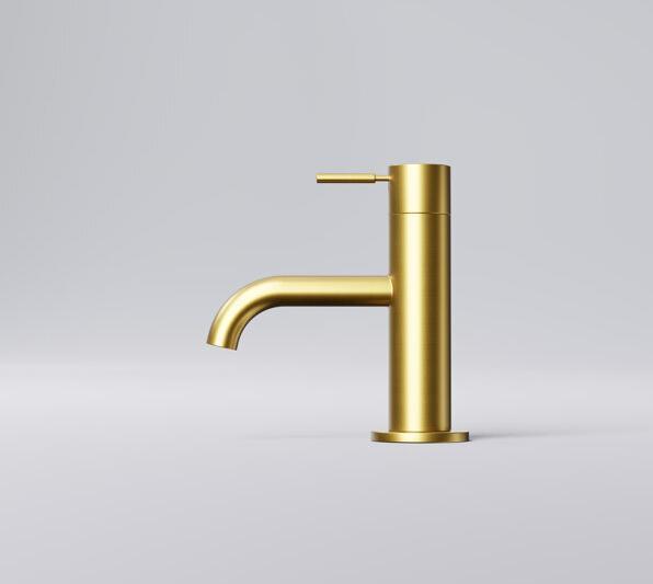 Actual product image Steinberg 100 series basin mixer, cold water, without drain, projection: 100mm, 1002500