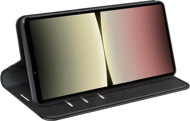 Actual product image Cover-Discount Sony Xperia 10 V - Stand Flip Case Cover black (Sony Xperia 10 V)