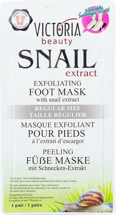 Immagine prodotto Victoria Beauty Maschera per piedi nutriente e rivitalizzante all'estratto di lumaca 1 coppia (Maschera del piede)
