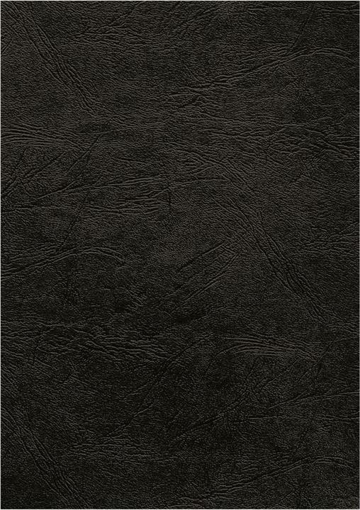 Actual product image Fellowes Delta cover sheet with leather structure