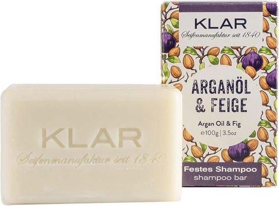 Klar Festes Shampoo Arganöl & Feige 100 g (Festes Shampoo)