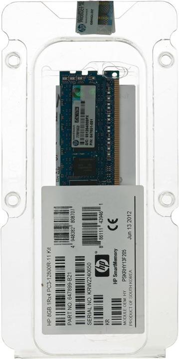 Produktbild HPE DDR3 8 GB DIMM 240-PIN (1 x 8GB, 1600 MHz, DDR3-RAM, DIMM)