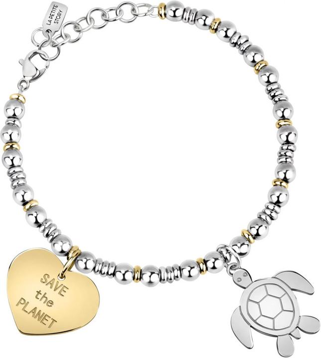 La Petite Story Save The Planet Turltle Armband (20 cm, Edelstahl)