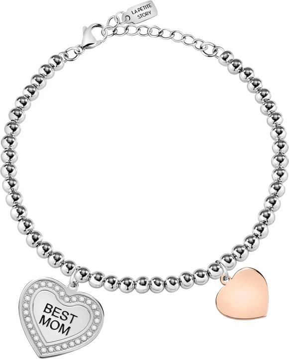Produktbild La Petite Story Family Best Mom Armband (20 cm, Edelstahl)