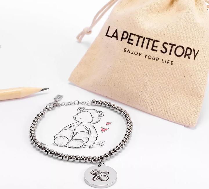 Immagine prodotto La Petite Story Braccialetto morbido per bambini (20 cm, Acciaio inossidabile)