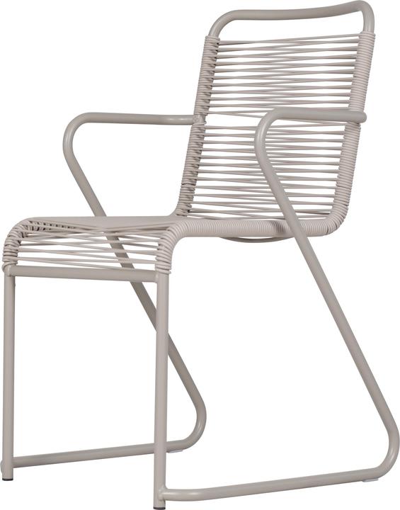 Image du produit Fiam LIDO CHAISE AVEC ARMOIRE - Pack de 4 TAUPE - ALUMINIUM