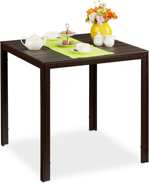 Relaxdays garden table (77.50 cm)