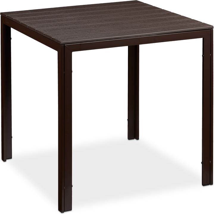 Actual product image Relaxdays garden table (77.50 cm)